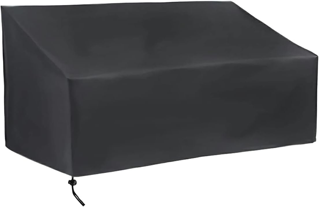 ECYC Heavy Duty 2 Seater Patio Bench Seat Cover, Outdoor Waterproof Furniture Cover Garden Patio Loveseat Cover, 52.76x25.98x35.04 inch