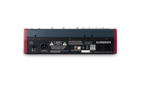 Allen & Heath AH-ZED60-10FX ZED60/10FX Multi-Purpose 6-Channel Mixer with Digital Effects and USB Connectivity - Thumbnail 4