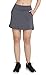 Cityoung Women Golf Skirt with Pockets Tennis Skirts with Shorts Pleated Skorts Skirts Causal Summer Running Activewear Grey M