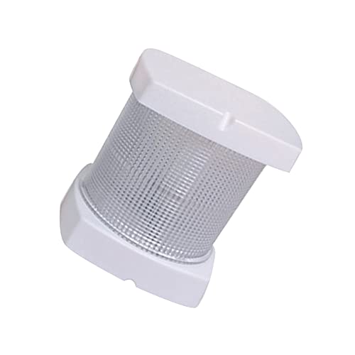 Voyant D'avertissement De Navire, Asudaro 3 Pouces Signal Anchor Mast Light 12V / 24V LED Lampe De Navigation étanche pour Camping-Car, Yacht, Bateau à Moteur