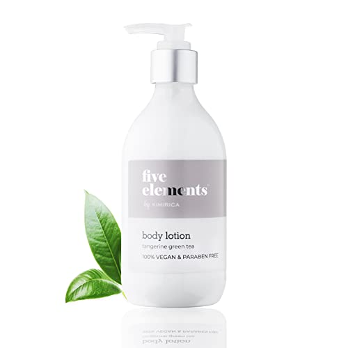 Image of Kimirica Five Elements Moisturizing Scented Body Lotion with Tangerine and Green Tea for All Skin Type | Instant Hydration| Vegan and Paraben-Free | for Men & Women | 300ml