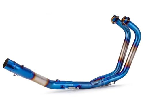 Échappement Yamaha R3 R25 MT03 2015-2023 ligne complète de 51mm avec collecteur