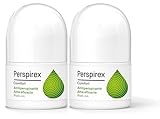 Perspirex ® | Comfort | Desodorante Antitranspirante Axilas Roll on para pieles delicadas con efecto anti sudor duradero hasta 3 días | Controla el sudor y el olor cuidando tu piel | Pack de 2-40 Ml