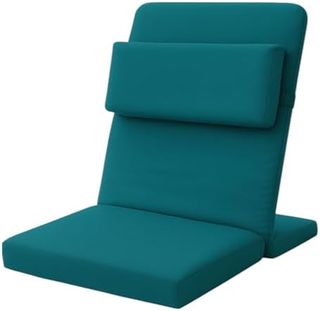 Resim Backjack XL Meditasyon Sandalyesi, Yastıklı, 55x40x40 cm, Fermuarlı Kılıf (Petrol Mavi) 