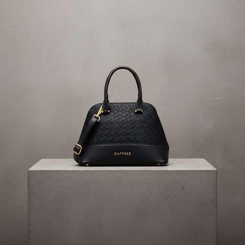 Image of Caprese Rain Small Satchel Bag with Adjustable & Detachable Strap | Versatile Shoulder, Crossbody & Handheld Bag with Multiple Compartments for Work, Travel, and Everyday Use