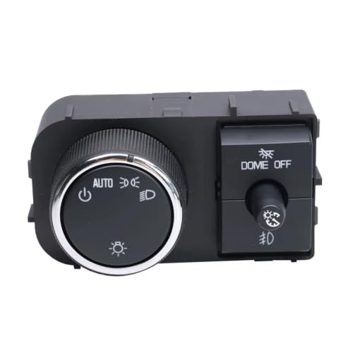 Interruptor de luces y faros antiniebla compatible con Chevrolet Silverado y Avalanche 2007-2013