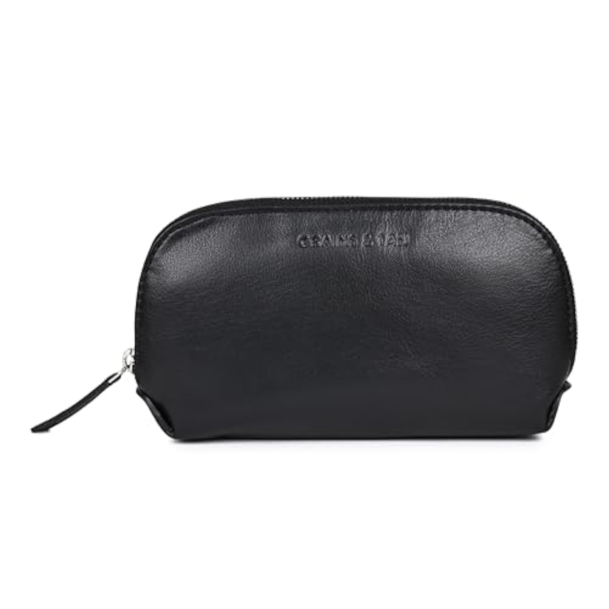 Genuine Leather Makeup Pouch, Cosmetic Clutch Organizer
