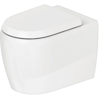 Duravit Qatego Stand-WC, Tiefspüler, Abgang waagerecht, 390x600x400mm, rimless, 2020092000, Farbe: Weiß