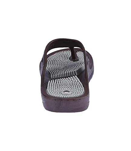 Image of Acupressure and Magnetic Therapy Accu Paduka Slippers, Full Body Blood Circulation Slippers, Foot Massager, Natural Slippers for Men, Women and Unisex