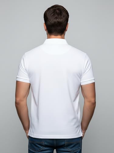 Image of XENOVAURBAN Cotton Polo t Shirt for Man | Regular Fit Solid Color Classic Cotton Polo T-Shirt with Collar for Men