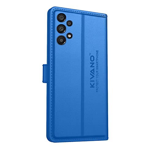 Image of KIVANO Compatible with Samsung Galaxy A33 5G Flip Cover | Leather Finish | Inside Pockets & Inbuilt Stand | Shockproof Wallet Style Magnetic Closure Back Cover Case