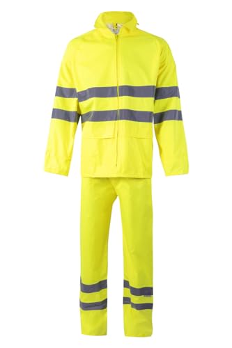 Costume de pluie haute visibilité imperméable et réfléchissant Velilla