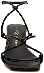 Katy Perry Women's The Irisia Strappy Wedge Sandal, Black, 6 | Image 1