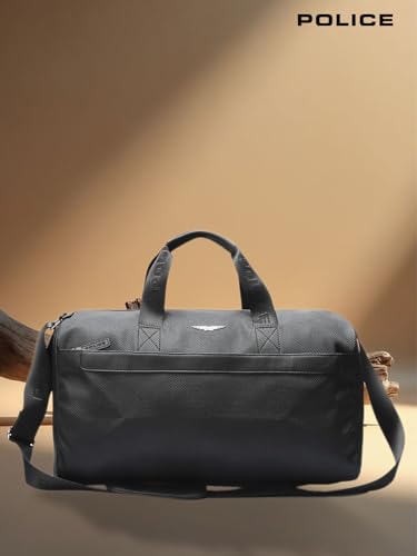 Image of Police Unisex Black Archelo Stylish Shoulder Side Duffle Bag