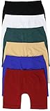 ToBeInStyle Girl's Pack of 6 Long Boyshorts