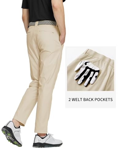 Image of M MAELREG Golf Pants Men Quick Dry - 30 inch /32 inch /34 inch Stretch Lightweight 5 Pockets Water-Resistant Casual Mens Dress Pants