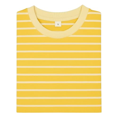 Image of Children's Striped Cotton T-Shirt, Classic Design, Multiple Colors, Age 1-7