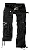 Juicy Trendz Womens Trousers Army Military Ladies Casual Cargo Pants Black M