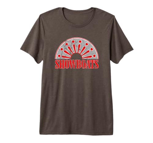 Memphis Showboats USFL Throwback Vintage Premium Tri-Blend T-Shirt