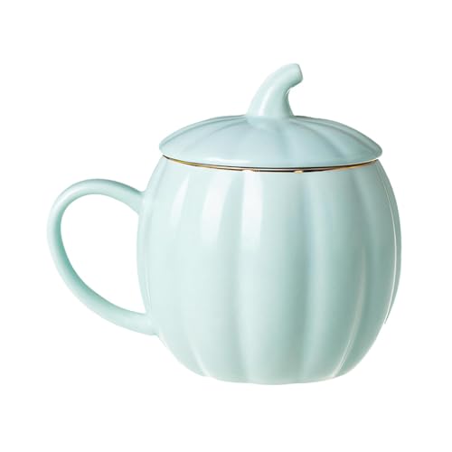 Vriusi Ceramic Coffee Mugs | Ceramic Tea Cup | Halloween Pumpkin Mug, Pumpkin Coffee Cup, Fall Coffee Mugs, Cute Pumpkin Coffee Cup, Fall Mugs Halloween Drinkware For Kids And Adults