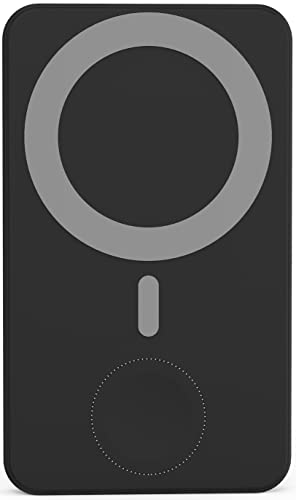 Drone-Clone Xperts 10,000mAh Magnetic Battery Pack with Apple Watch Charger | 3-in-1 Fast Charging Portable Power Bank Compatible with iPhone 15, 14, 13, 12 and iWatch Ultra/8/7/6/SE/5/4/3/2 | Black