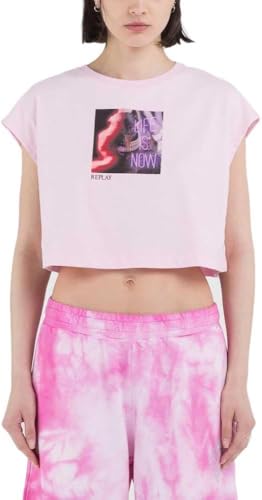 T-shirt W3098 Replay de qualité supérieure coupe ajustée femme