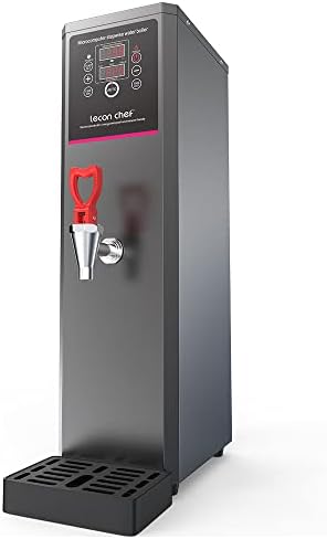 Lecon Chef Water Boiler Eletric Commercial Hot Water Dispenser with Filter 20L Black Automatic 1500W Heating for Tea Coffee Shop, Restaurant, Home, Office