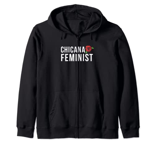 Chicana Feminist Mexican Pride Latina Latinx Cute Floral Sudadera con Capucha