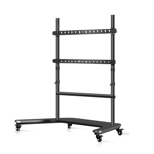 Soporte móvil para TV con ruedas ajustable para pisos miniatura 1