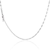 316L Stainless Steel Infinity Ribbon Link Chain - 2MM - Necklace for Women & Girls