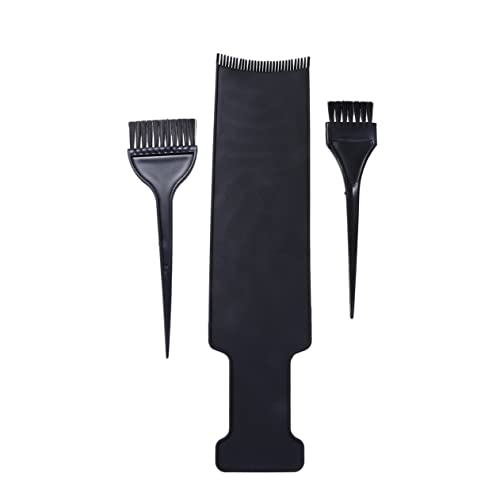 PENIKOKO 3 piezas Herramientas para Teñir Cabello Incluye Peines y Cepillos para Peluquería Kit Profesional y Doméstico para Aplicar Tinte con Protección del Cabelludo Fácil Limpieza y