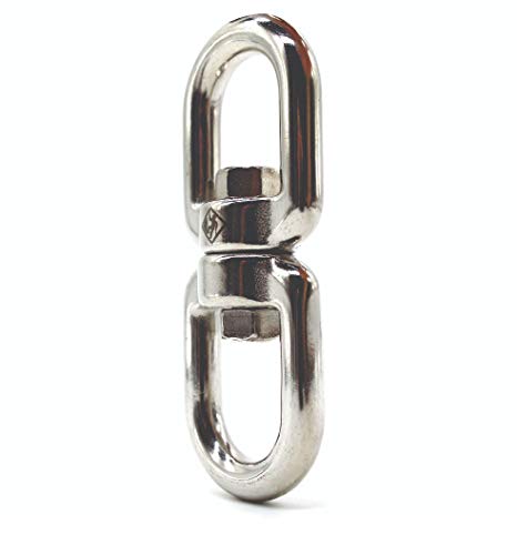 Destorcedor de corda em aço inox ruptura 35KN 10mm USClimb