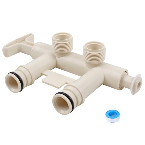 Upgraded Water Softener Bypass Valve with Threaded 7370286 Compatible with Morton M20, M27, M30, MC30, MHY