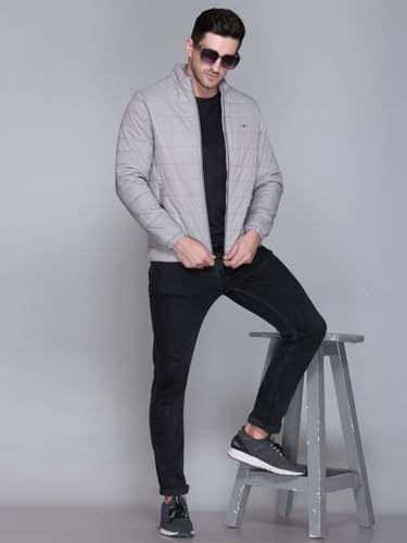 Image of RARE TIMES Men Puffer Jacket | Padded Jacket | Quilted Jacket | Trendy Winter Full Sleeve with Zipper Pocket Jacket (Pack of 1)