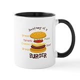 CafePress Anatomy Of A BURGER Mugs 11 oz (325 ml) Ceramic Coffee Mug
