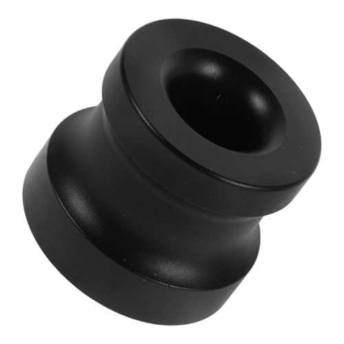CALLARON Soporte para afeitadora accesorios de baño base de maquillaje portacepillos electrico para baño organizador de cepillos de para baño aleación de aluminio Black