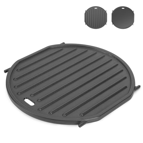 Charkettle Gourmet BBQ System Sear Griddle Replacement, Griddle for Weber Gourmet BBQ Sear Grate, Compatible with 22