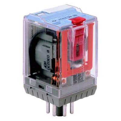 TURCK C2-A20X/024VDC Relay, Releco MR-C, C2-A20X/DC24V, DPDT, 24VDC, 10A, 8 Pin Octal Base, w/LED