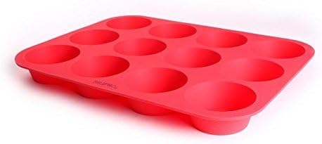 SiliPro Silicone Muffin Pan, 12 Cups