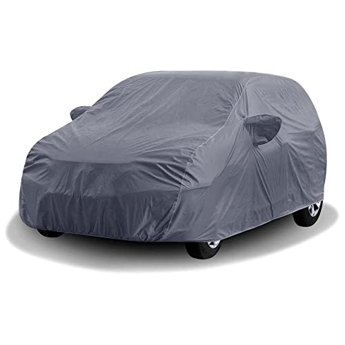 Image of CAVS Alto Car Cover - Waterproof, Triple Stitched, Elastic, Ultra Surface Protection (Grey Look), for Alto Lxi & Old Cars