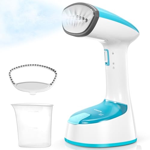 VINATO Plancha Vertical Vapor, Cepillo Vaporizador 1200W 30s Calentamiento Rápido Vaporizador de Ropa para Viaje y Casa