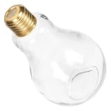 HIAKDOFT Copa de Vino de Cristal Transparente en Forma de Bulbo, Copa de Cóctel Creativa para Bar y Hogar, 1 Unidad, Adecuado para Vino Tinto y Bebidas Obsequios