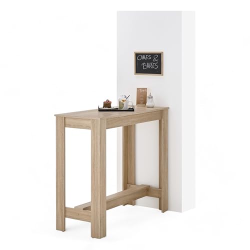 MODESTO Bartisch in Eiche Sonoma Optik - Moderner Hochtisch für Küche & Esszimmer - 115 x 103 x 50 cm (B/H/T) MODESTO Bartisch in Eiche Sonoma Optik - Moderner Hochtisch für Küche & Esszimmer - 115 x 103 x 50 cm (B/H/T)