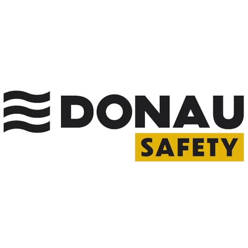 DONAU SAFETY Sicherheitsmesser mit Klingeneinzug & Lock-Funktion / 1 Stück/Schwarz-Rot/Folienschneider/Austauschbare klinge/Cutter Paketöffner