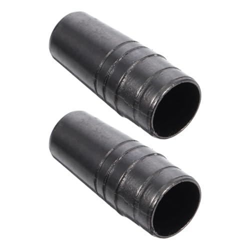 JOINPAYA 2 Stück Schirmspitzenkappen aus Metall 9mm Langlebige Ersatzspitzen für Sonnenschirme und Trekkingstöcke Wetterfeste Schirmspitzenschutzkappen für Outdoor Zubehör