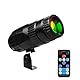 LED Punktstrahler, 20W 4 en 1 Pin Spot Light mit Fernbedienung, 4 Modi Spiegelkugelprojektor, Discolicht Partylicht für Bar Disco Tanzhallen Party Hochzeit