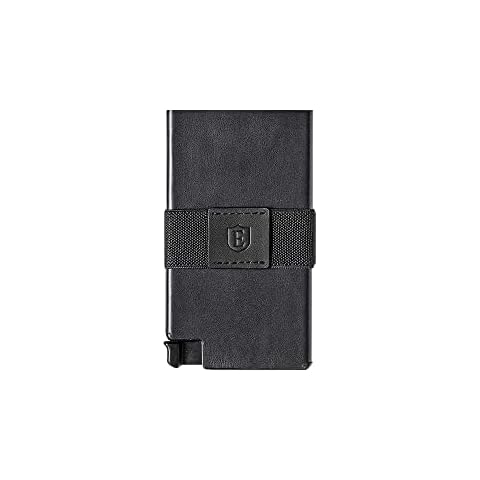Ekster Senate Cardholder Wallet for Men | Slim Wallets for Men w/RFID Blocking Layer | Minimalist Wallet for Men w/Push Button for Quick Card Access | Card Wallet & Mens Wallet Slim (Nappa Black) Cover