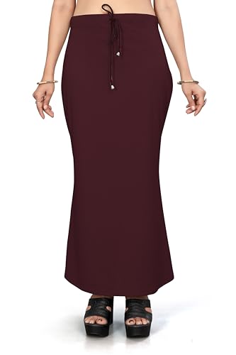 Image of Yashika Present Lycra Saree Shapewear Petticoat for Women||Straight Fit Petticoat Saree Silhouette Shape Wear Dress for Saree|| AZ-YS-OG-SHAPER-P