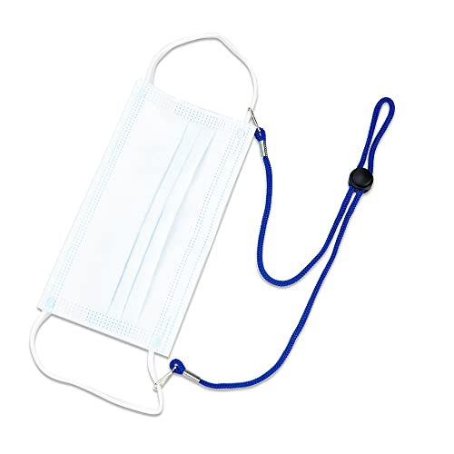 Tense LYDMSK-14P 14 Pack Adjustable Length Face Mask Lanyard With Clips, Safety Mask Holder thumb #1