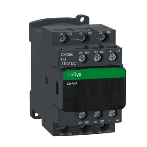 Relais CAD50FDC DC110V 5NO à commutation rapide pour automatisme